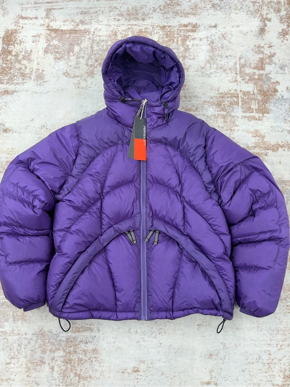 $400 Adidas Equipment Down Jacket Hooded Pertex Windproof Puffer Winter Coat Men